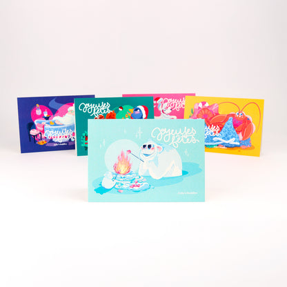 JULIESBUDDIES Greeting Card - Yeti