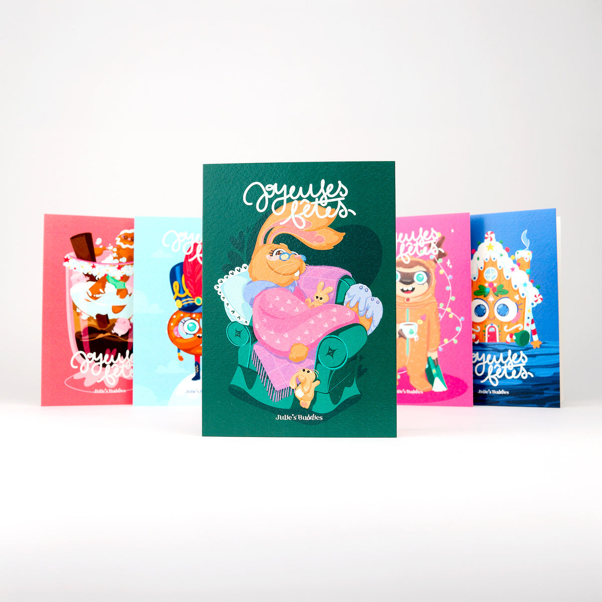 Carte de Voeux JULIESBUDDIES - Lapins
