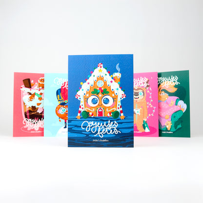 Carte de Voeux JULIESBUDDIES - Maison de pain d'épices