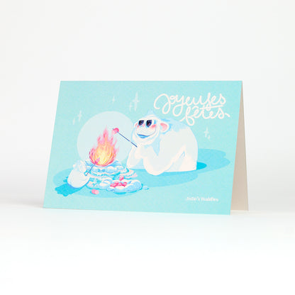 JULIESBUDDIES Greeting Card - Yeti
