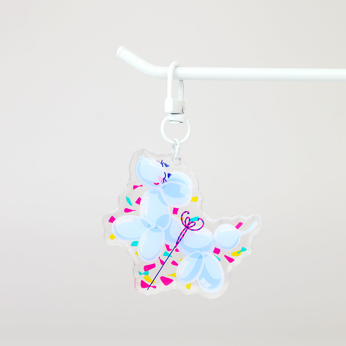 JULIESBUDDIES Balloon Dog Acrylic Keychain