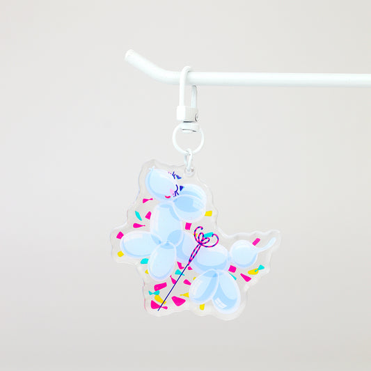 JULIESBUDDIES Balloon Dog Acrylic Keychain