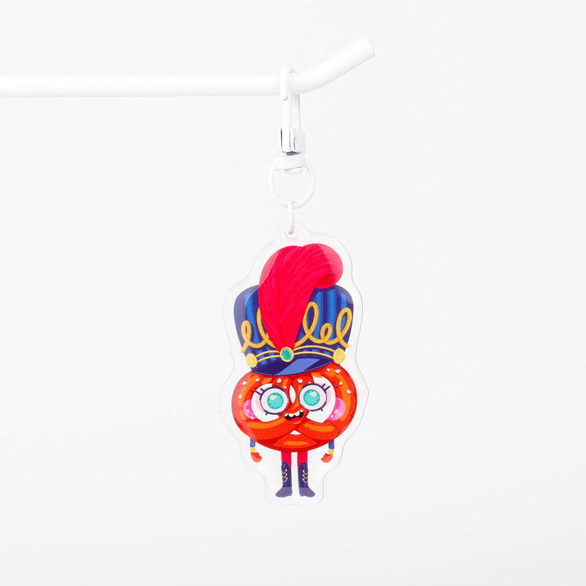JULIESBUDDIES Porte-clés Bretzel Casse-noisette