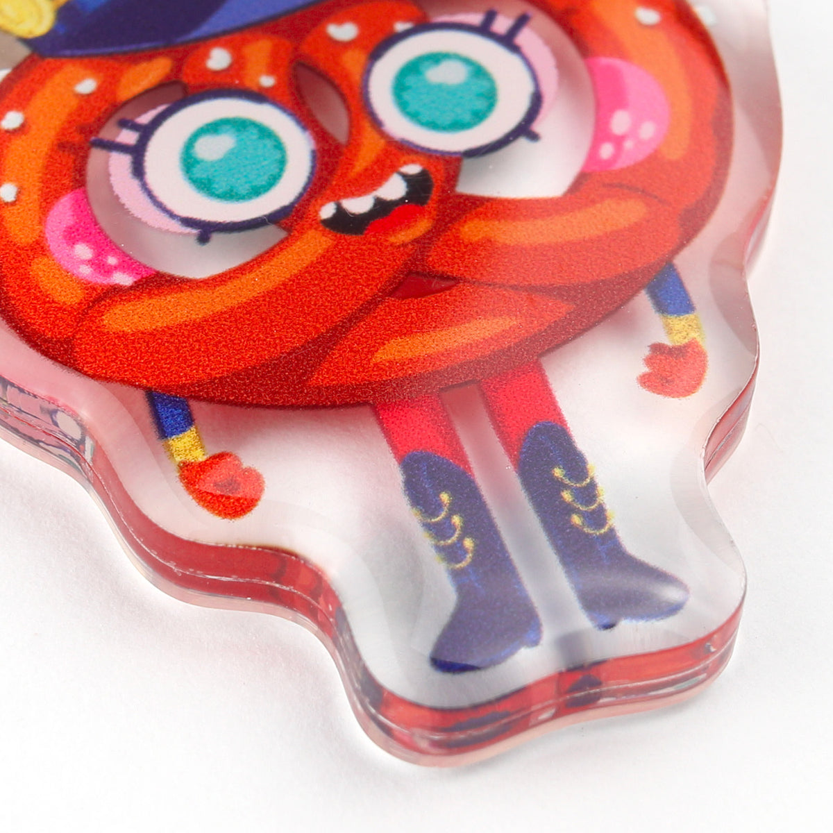 JULIESBUDDIES Porte-clés Bretzel Casse-noisette