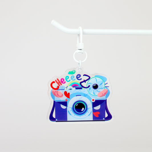 JULIESBUDDIES Cheeez Camera Acrylic Keychain