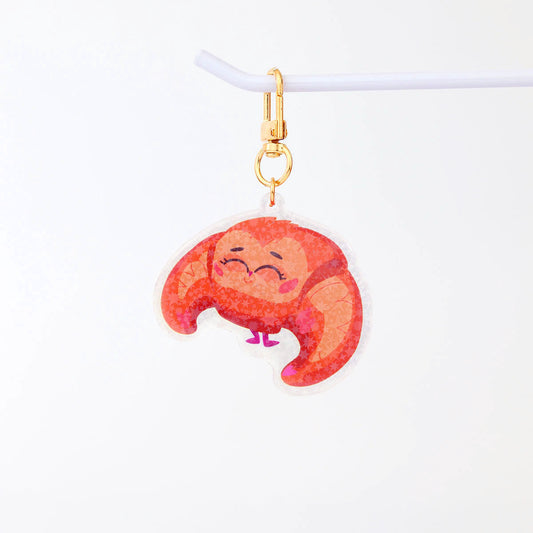 JULIESBUDDIES Porte-clés Croissant en Acrylique