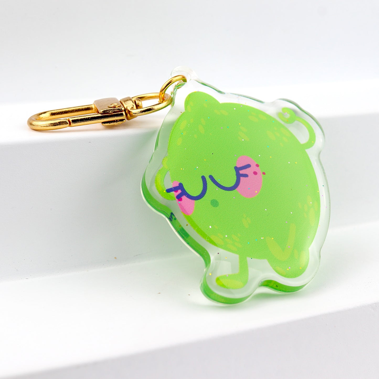 JULIESBUDDIES Porte-clés Citron Vert en Acrylique