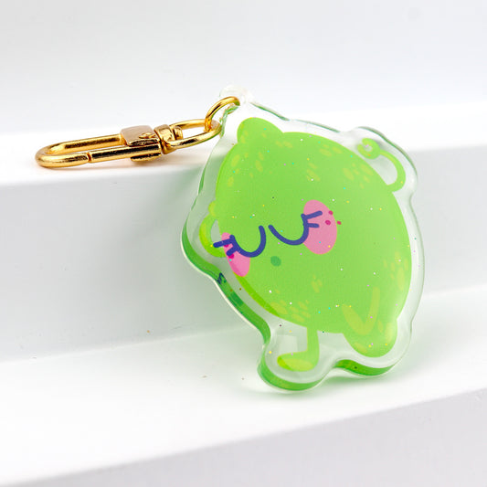 JULIESBUDDIES Lime Fruit Acrylic Keychain