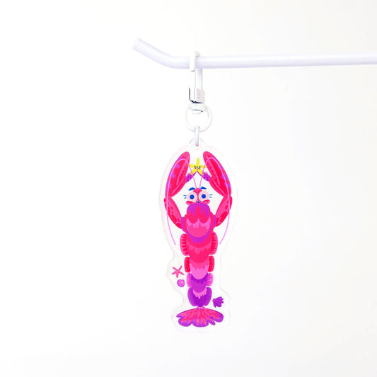 JULIESBUDDIES Porte-clés Homard en Acrylique