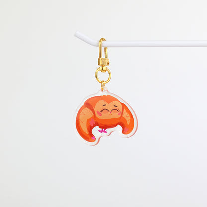 JULIESBUDDIES Porte-clés Bébé Croissant en Acrylique