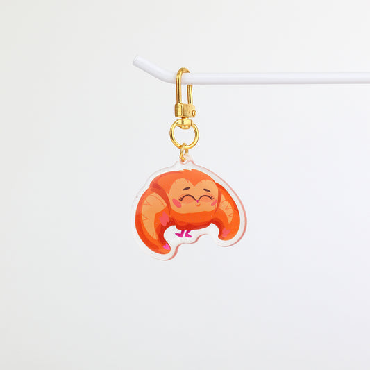 JULIESBUDDIES Baby Croissant Acrylic Keychain