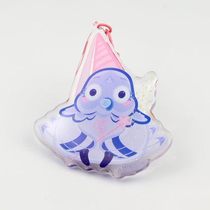 JULIESBUDDIES Magical Pigeon Acrylic Keychain