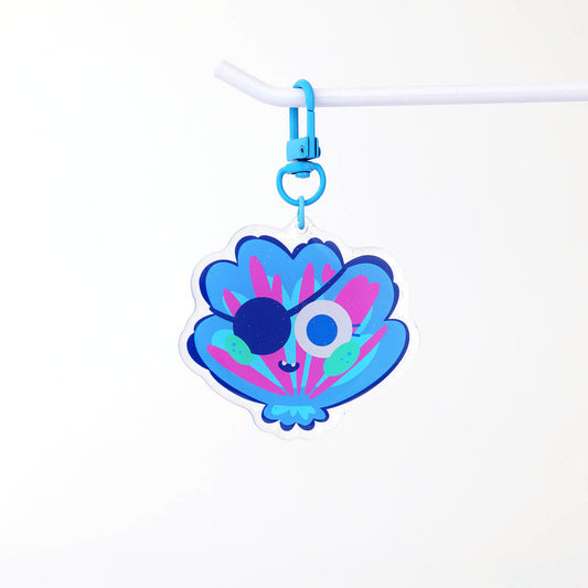 JULIESBUDDIES Porte-clés Coquillage Pirate en Acrylique