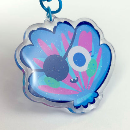 JULIESBUDDIES Pirate Seashell Acrylic Keychain