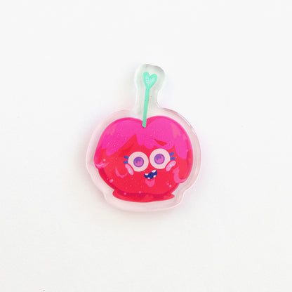 JULIESBUDDIES Candy Apple Acrylic Magnet