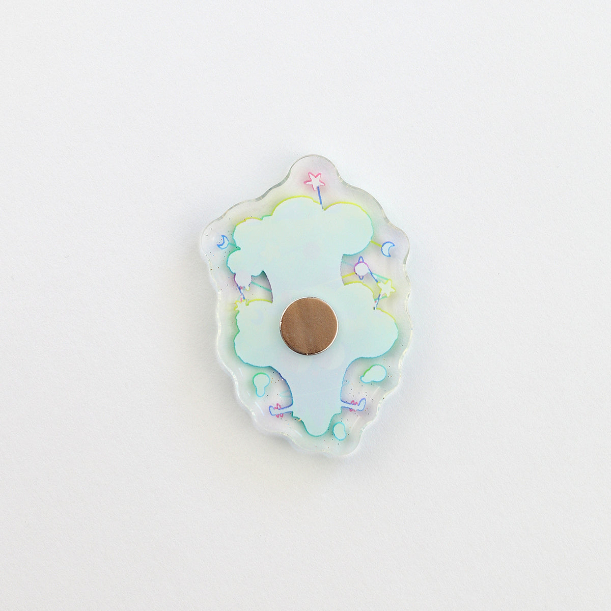 JULIESBUDDIES Aimant en Acrylique Brocoli Cosmique