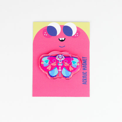 JULIESBUDDIES Butterfly Acrylic Magnet