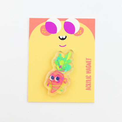 JULIESBUDDIES Aimant en Acrylique Carotte Cosmique