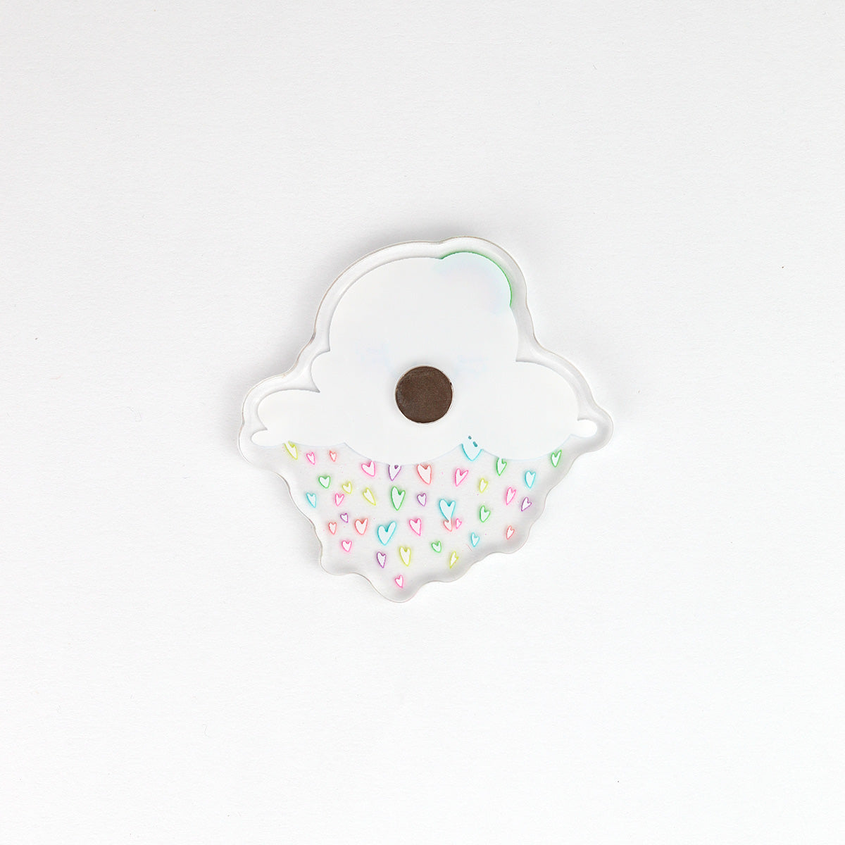 JULIESBUDDIES Rainbow Cloud Acrylic Magnet