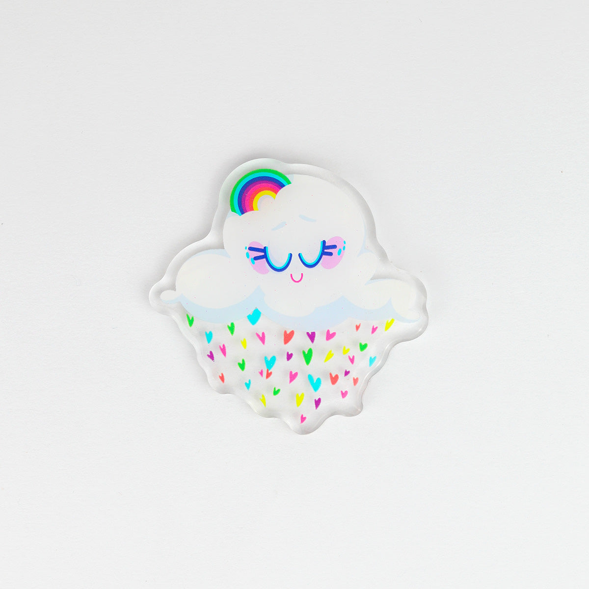 JULIESBUDDIES Rainbow Cloud Acrylic Magnet
