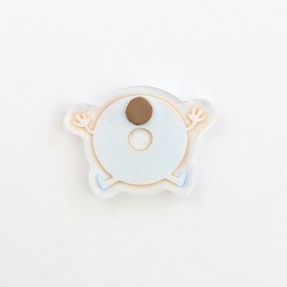 JULIESBUDDIES Aimant en Acrylique Beignet Donut