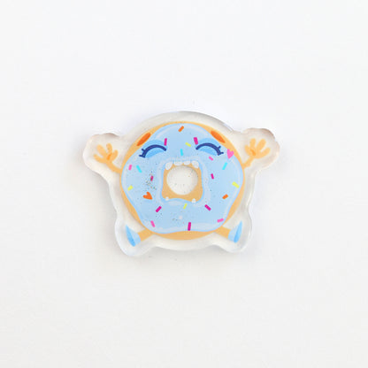 JULIESBUDDIES Aimant en Acrylique Beignet Donut