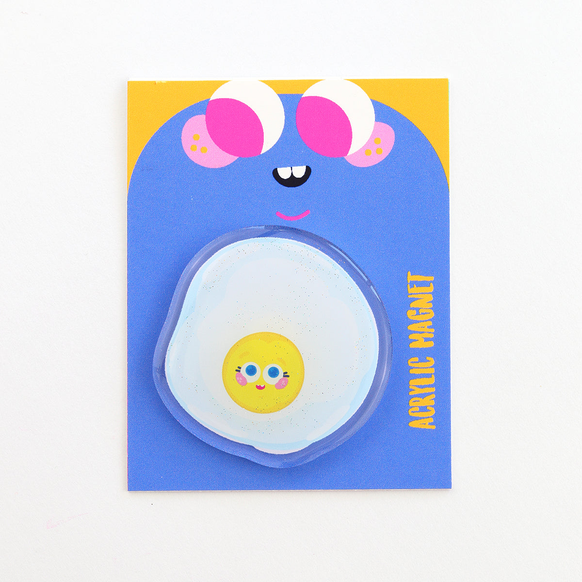 JULIESBUDDIES Aimant en Acrylique Oeuf au plat