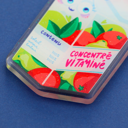 JULIESBUDDIES Vitamin Juice Acrylic Magnet