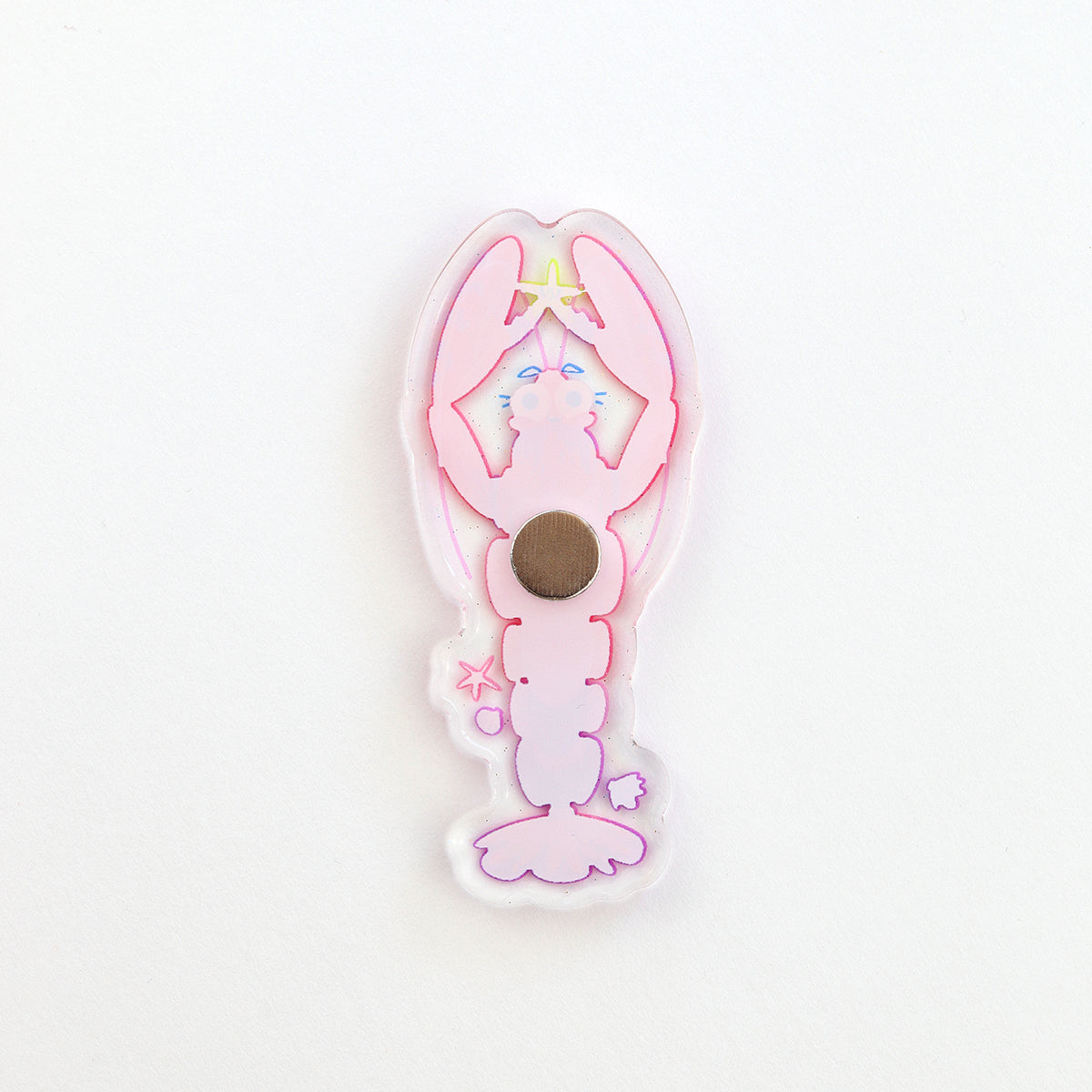 JULIESBUDDIES Lobster Acrylic Magnet