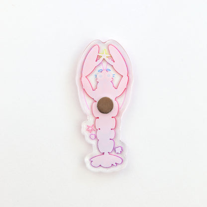 JULIESBUDDIES Lobster Acrylic Magnet