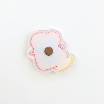 JULIESBUDDIES Aimant Toast Surfeur en Acrylique