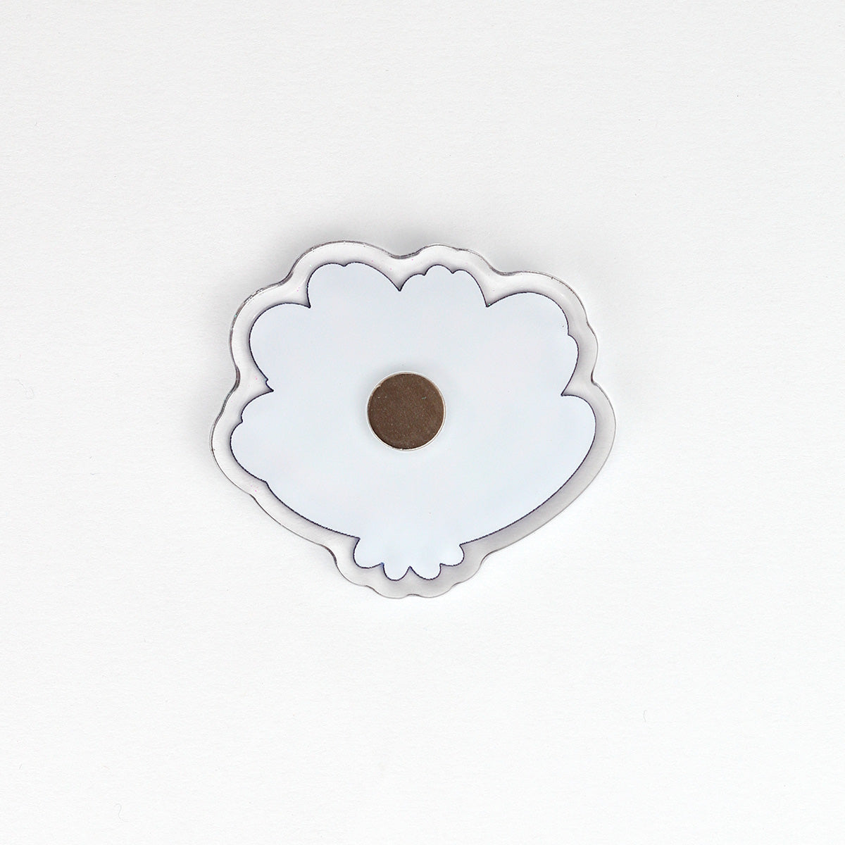 JULIESBUDDIES Pirate Seashell Acrylic Magnet