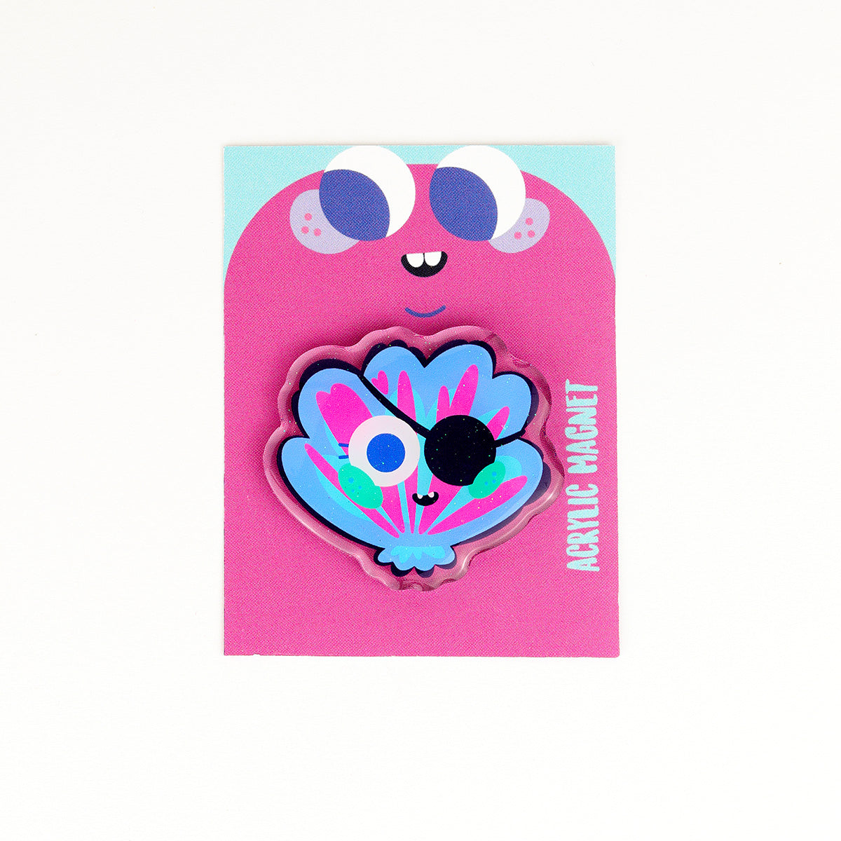 JULIESBUDDIES Pirate Seashell Acrylic Magnet