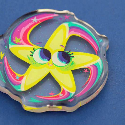 JULIESBUDDIES Shooting Star Acrylic Magnet