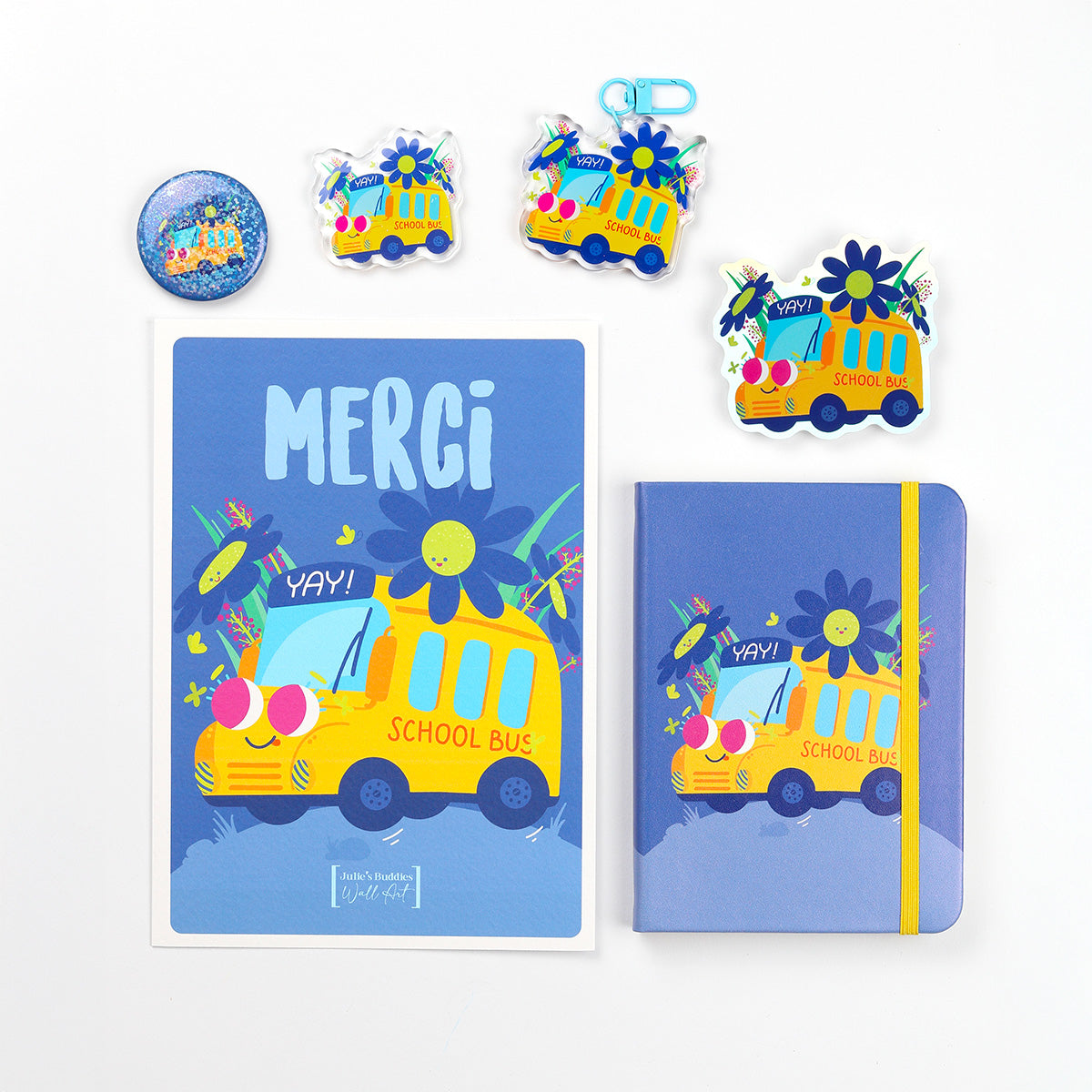 JULIESBUDDIES Méga Pack - Bus scolaire jaune