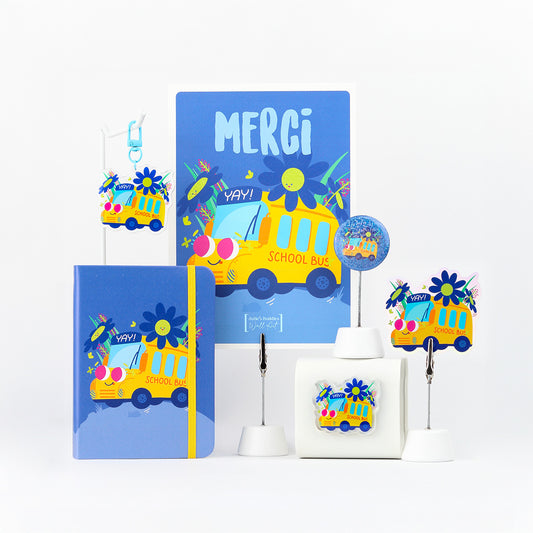 JULIESBUDDIES Méga Pack - Bus scolaire jaune
