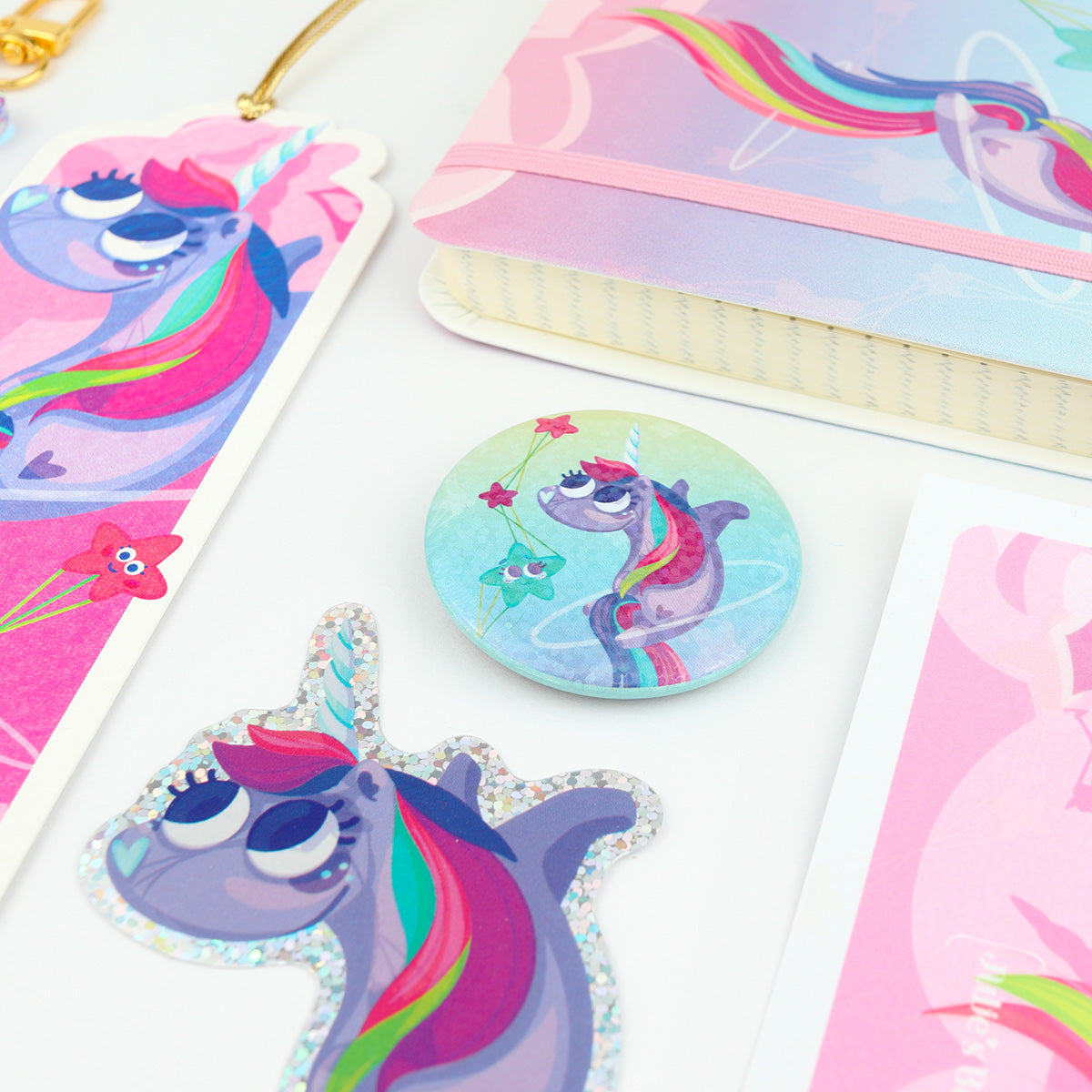 JULIESBUDDIES Méga Pack - Licorne Arc-en ciel