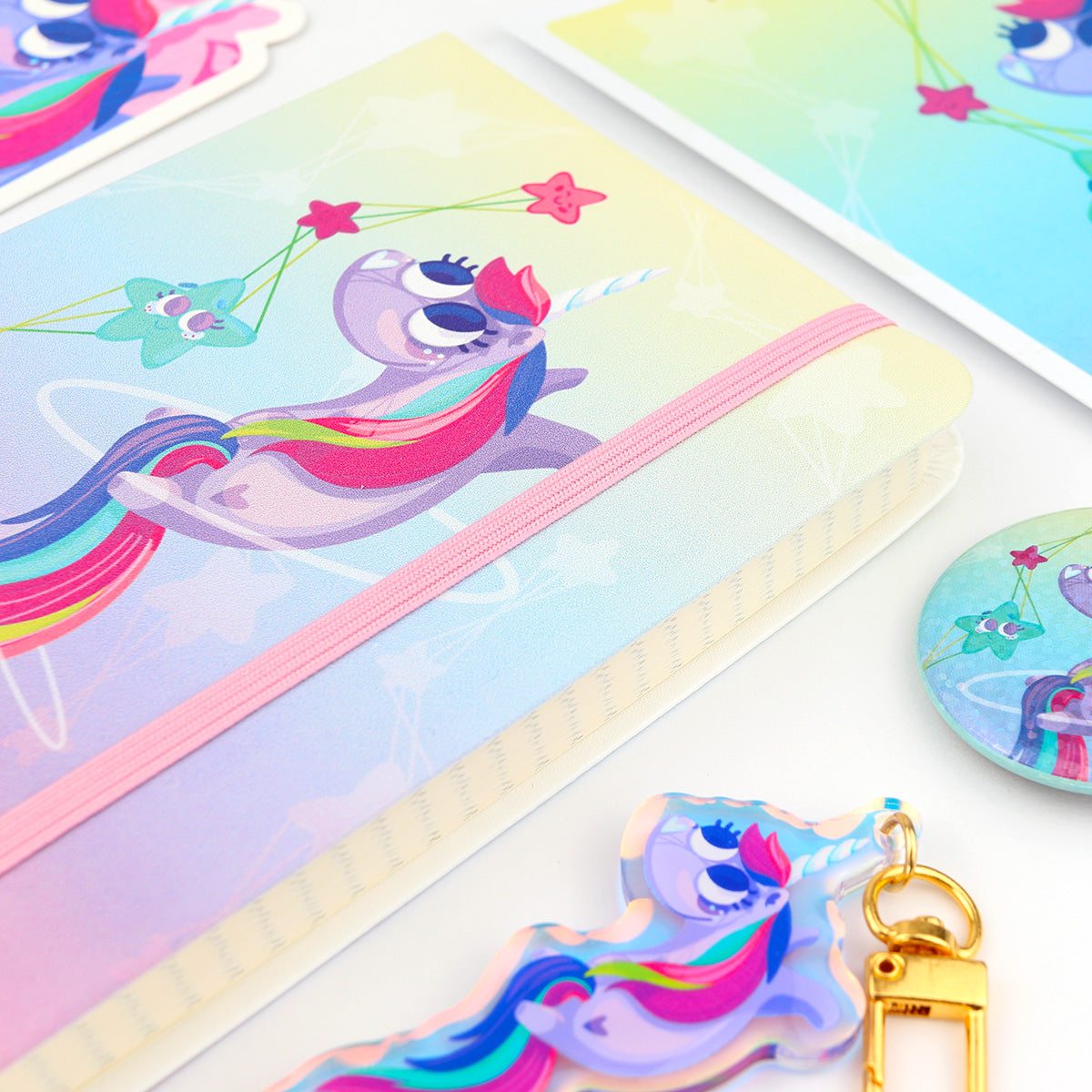 JULIESBUDDIES Méga Pack - Licorne Arc-en ciel