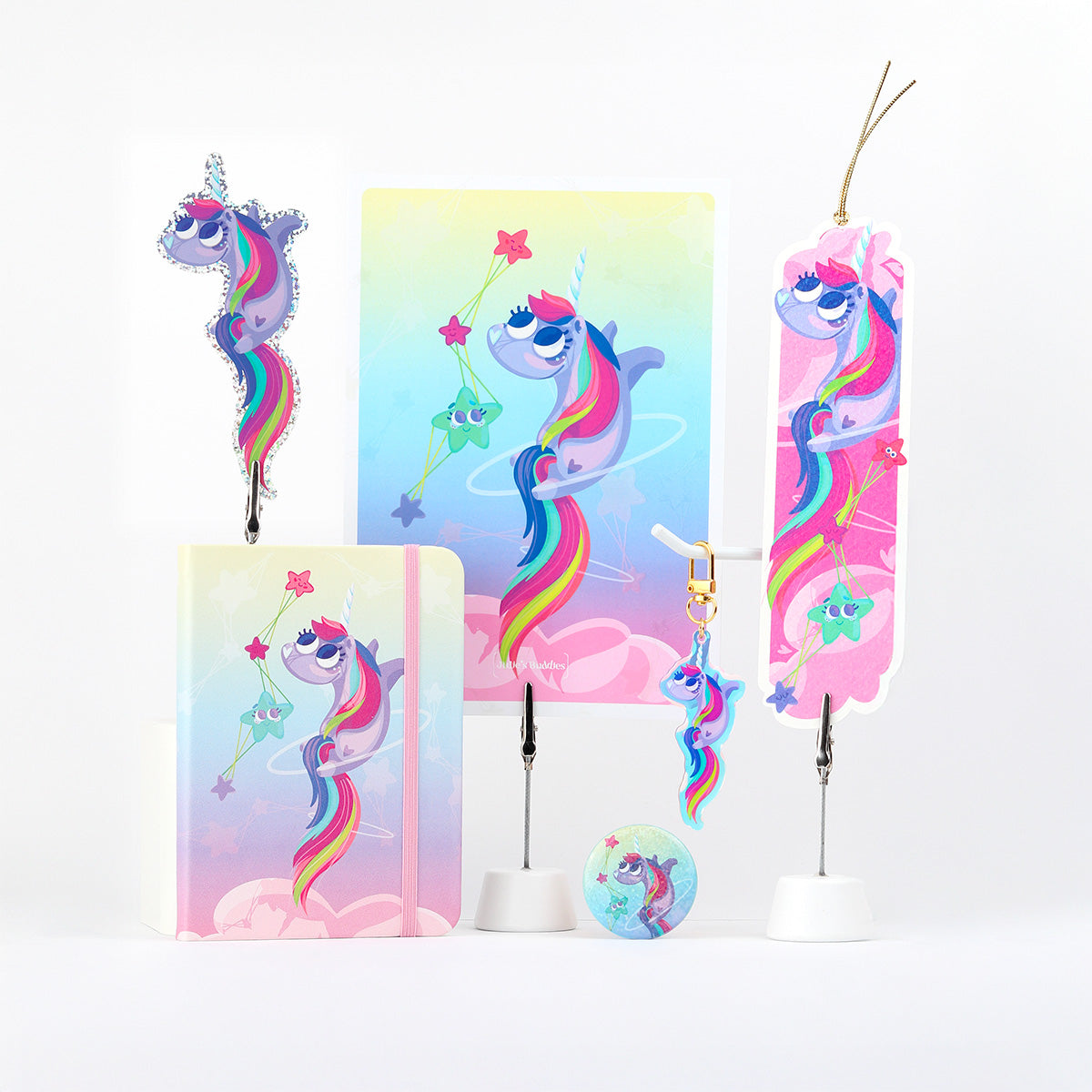 JULIESBUDDIES Méga Pack - Licorne Arc-en ciel