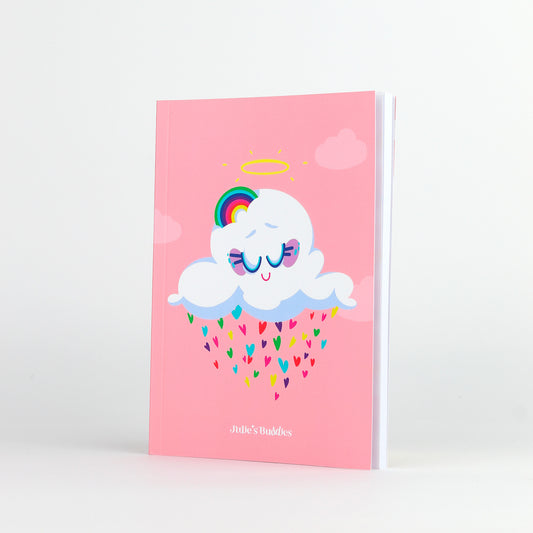 JULIESBUDDIES Carnet A6 à couverture souple "Nuage d'Amour"