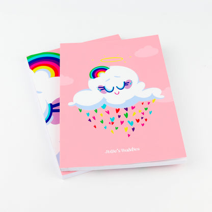 JULIESBUDDIES Carnet A6 à couverture souple "Nuage d'Amour"