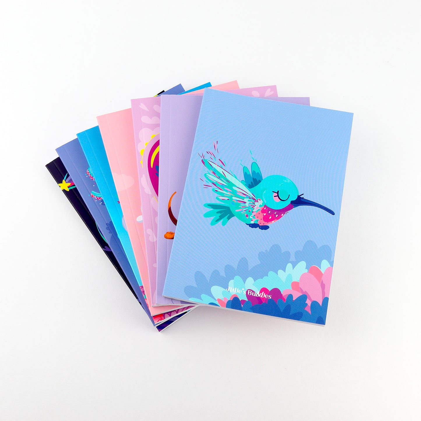 JULIESBUDDIES Carnet A6 à couverture souple "Colibri"