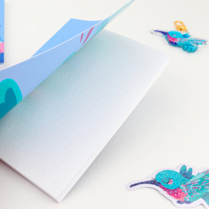 JULIESBUDDIES Carnet A6 à couverture souple "Colibri"