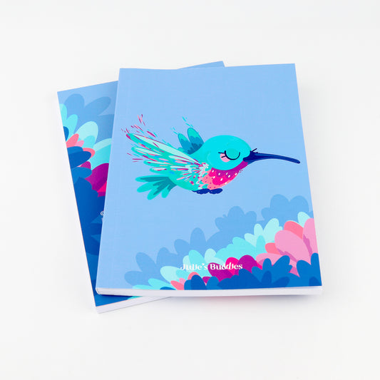JULIESBUDDIES Carnet A6 à couverture souple "Colibri"