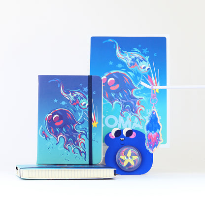 JULIESBUDDIES Carnet A6 "Comètes"
