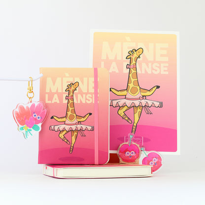JULIESBUDDIES Carnet A6 "Mène la danse"