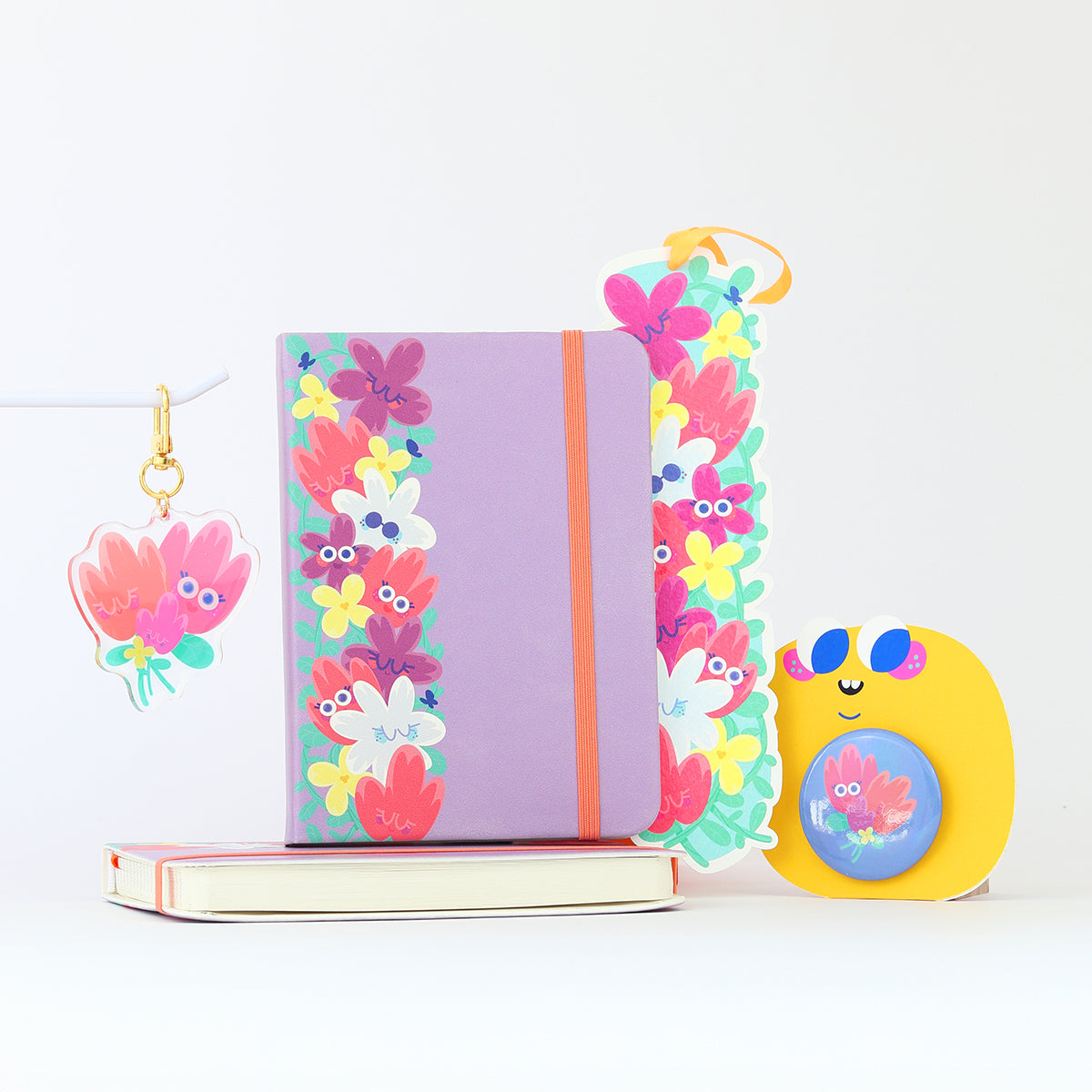 JULIESBUDDIES Carnet A6 "Fleurs câlines"