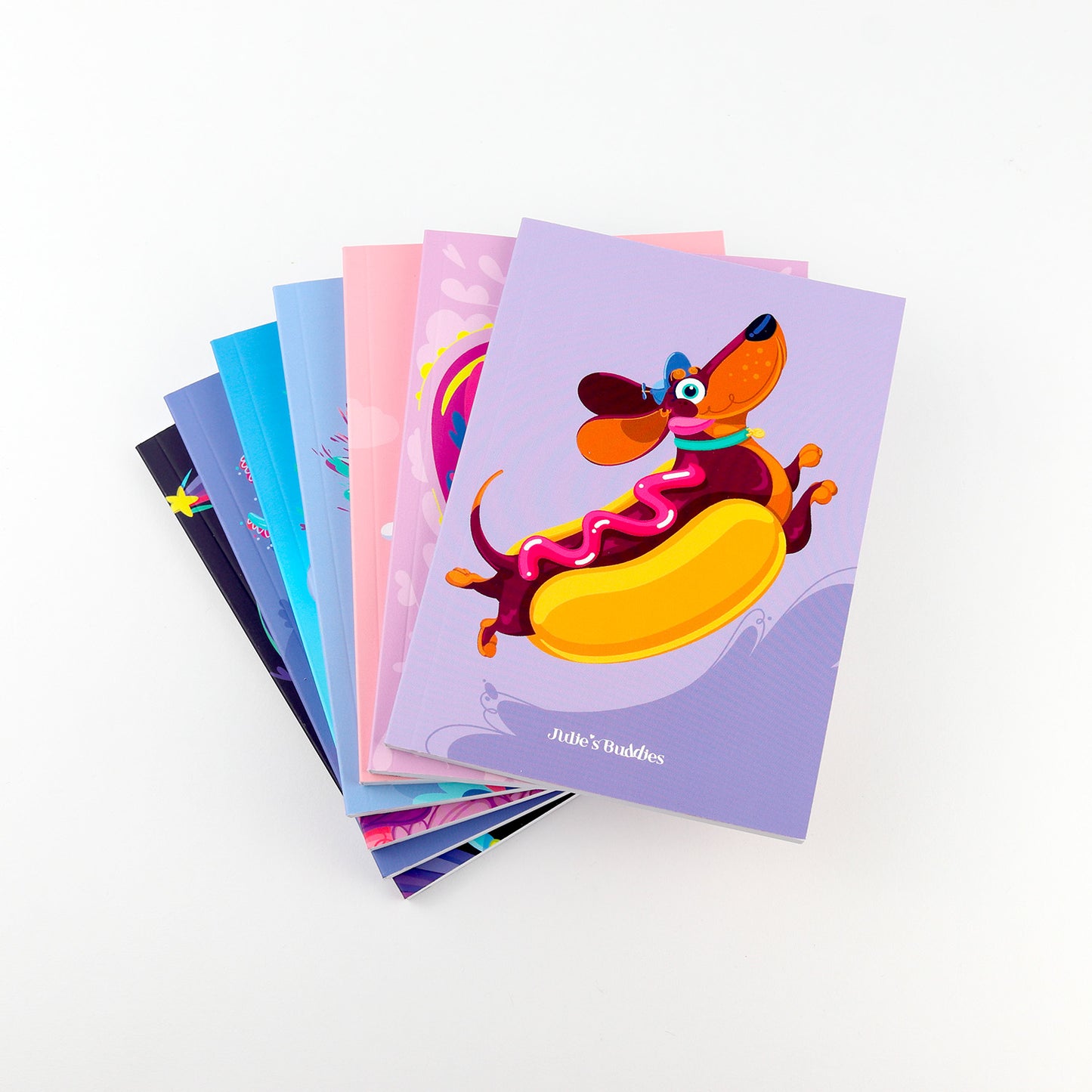 JULIESBUDDIES Carnet A6 à couverture souple "Teckel Chien Saucisse"