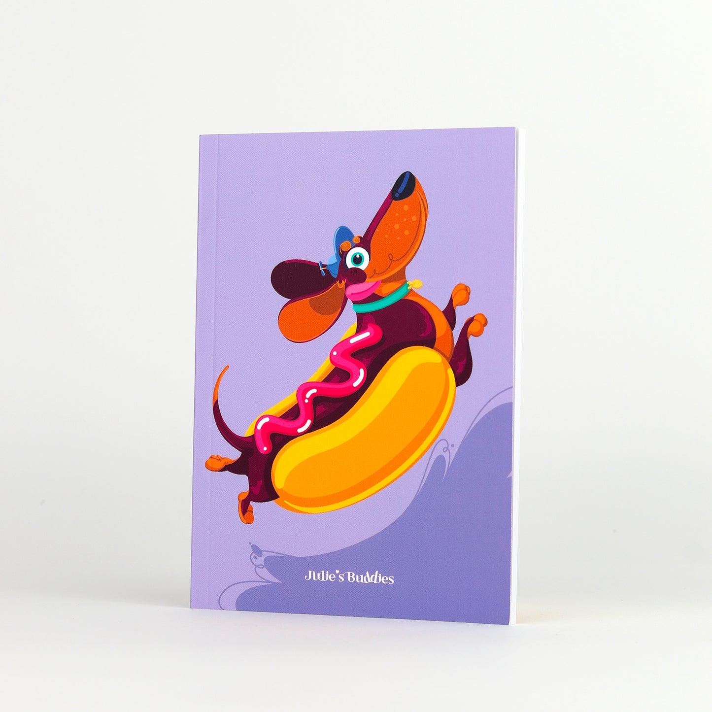 JULIESBUDDIES Carnet A6 à couverture souple "Teckel Chien Saucisse"