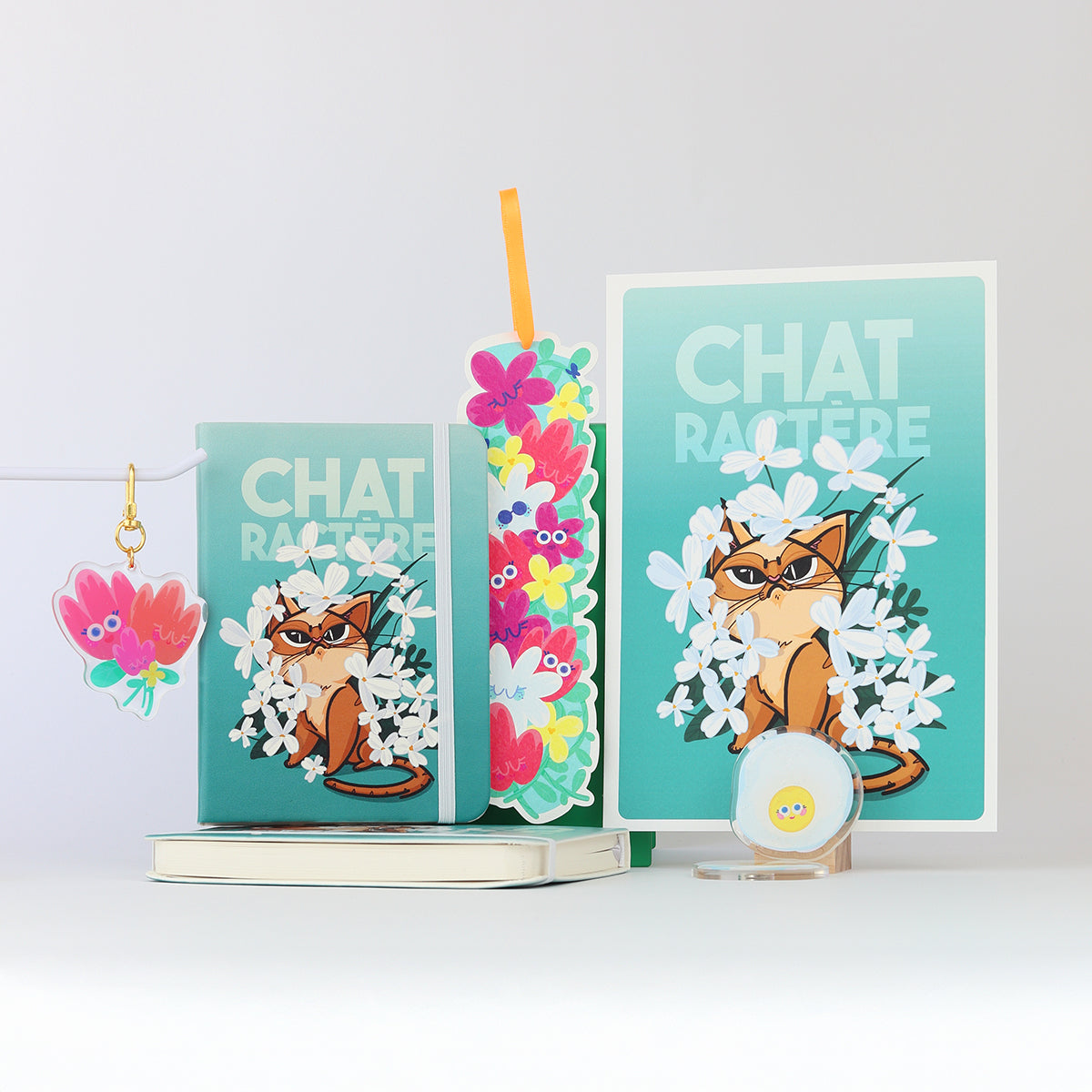JULIESBUDDIES Carnet A6 "Chat caractériel"